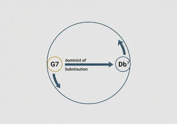 Circle of Fifths illustrating tritone substitution