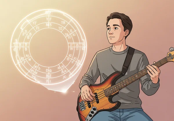 Bassist understanding the Circle of Fifths